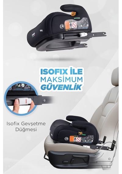 Prego Hera 15-36 Kg Emniyet Kemeriyle Kullanılabilen İsofixli Yük