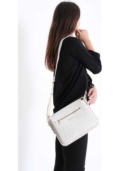 Just Polo Kadın Çapraz Ve Omuz Çantası 2068mh Krem 61881362