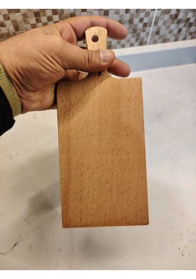 Mini Kesme Tahtası/gürgen Ağacı Limon Kesme Tahtası Tek Parça 10x22x1,5 Ahşap