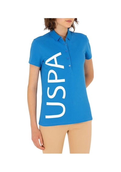 U.S. Polo Assn. Kadın Polo Yaka Tişört Saks
