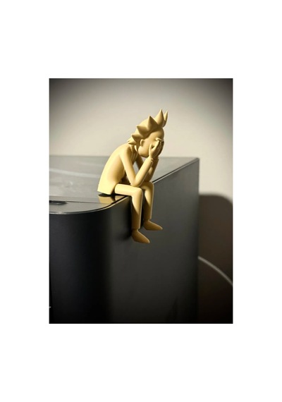 Rick And Morty Sad Rick Sanchez Oturan Figür 10 Cm