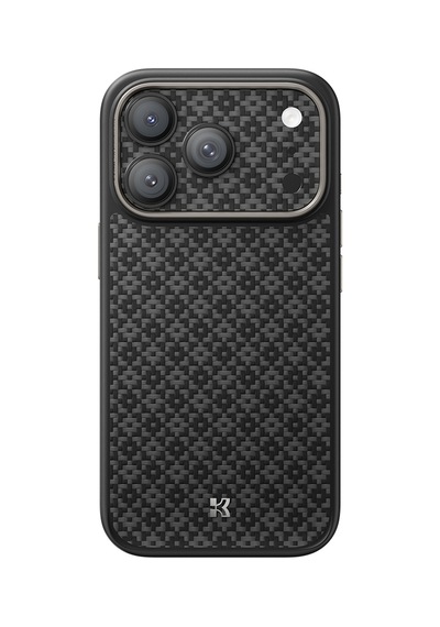Apple Uyumlu   iPhone 17 Pro Benks Armorwarrior Armorgrid Serisi Kevlar Kamera Lens Koruyucu Siyah