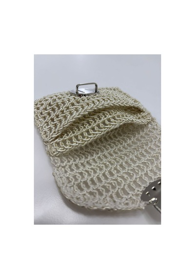 Store Örme Mini Cüzdan Krem