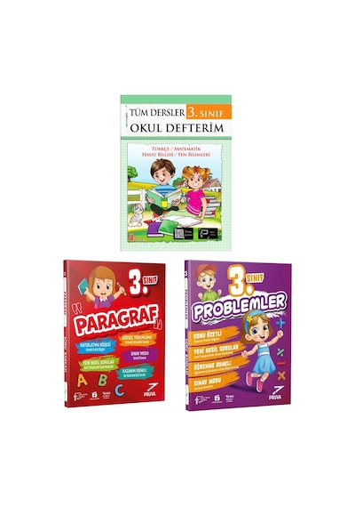 3.sınıf Okul Defterim +Paragraf+Problem Kitabı