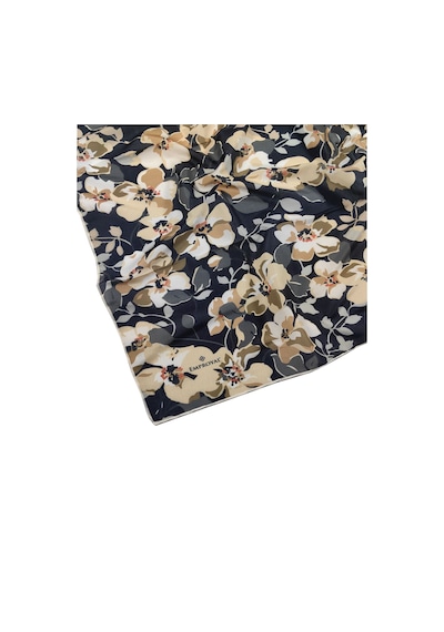 Mim Eşarp - Emproyal Proline Eşarp 90x90 Cm - Siyah - Ekru