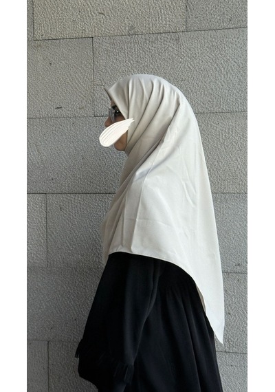 Qalortex Scarf Pamuklu Organik Modal Eşarp-taş