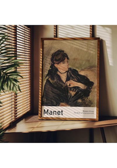 Manet Çerçevesiz Poster, Modern Dekoratif Çerçevesiz Poster, Tablo, Manet-2, 21 X 30