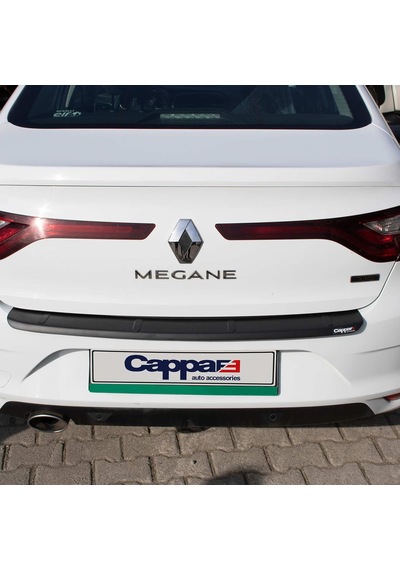 Cappafe Renault Megane 4 Arka Tampon Eşiği Koruma Akrilik Abs N11.7628