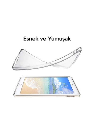 Ally İpad 9.7 2018 İpad 9.7 2017 Şeffaf Tpu Soft Silikon Kılıf- 5775 Çok Renkli