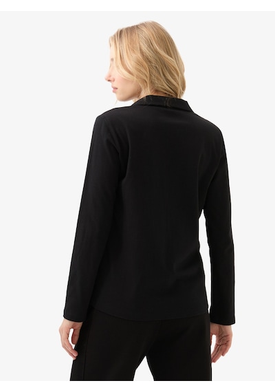 Kadın Polo Yaka T-shirt 60582 - Siyah SIYAH