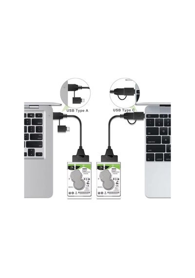 0442 2in1 Usb 3.0 Type-c To 2.5 İnç Sata Hdd Ssd Çevirici Dönüştürücü Sata Usb 3.0 / Type-c Kablo 2.5 İnç Hdd/ssd Uyumlu Toplam Uzunluk: 30 Cm Yüksek Hızlı Veri Aktarımı 5 Gbps 0442 2in1 Usb 3.0 Type-c To 2.5 İnç Sata Hdd Ssd Çevirici Dönüştürücü Sata Usb 3.0 / Type-c Kablo 2.5 İnç Hdd/ssd Uyumlu Toplam Uzunluk: 30 Cm Yüksek Hızlı Veri Aktarımı 5 Gbps