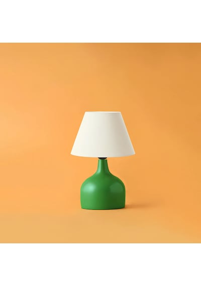 Homing West Retro Yeşil Abajur 241756 Krem