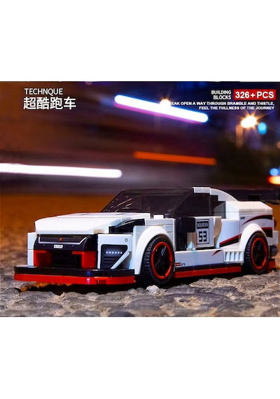 Teknik Nissan Gtr R35 Lego Araba Porsche Araba Yapı Blok Nissan Gt-r Oyuncak Araba - 326 Parça