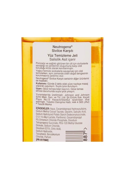 Visibly Clear Sivilce Karşıtı Yüz Temizleme Jeli 200 Ml