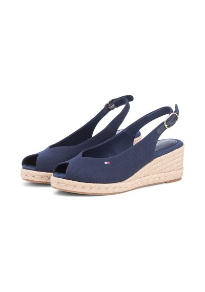 Tommy Hilfiger Lacivert Kadın Dolgu Topuk Ayakkabı Fw0fw09228dw6-16057