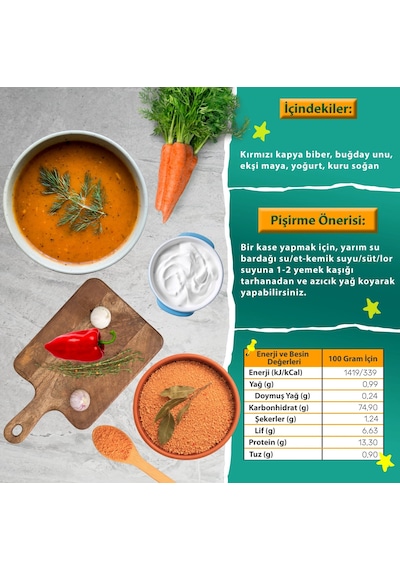 Tuzsuz Kırmızı Tarhana 200 Gram