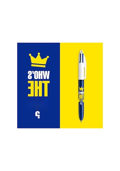 4 Renkli Tükenmez Kalem Seti - 12'li Kutu ---