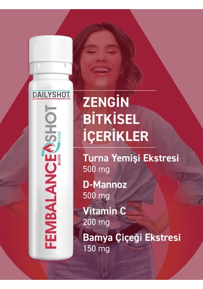 Hangover Shot Fembalance Shot Cranberry Ve D-mannoz İle Üriner Konfor