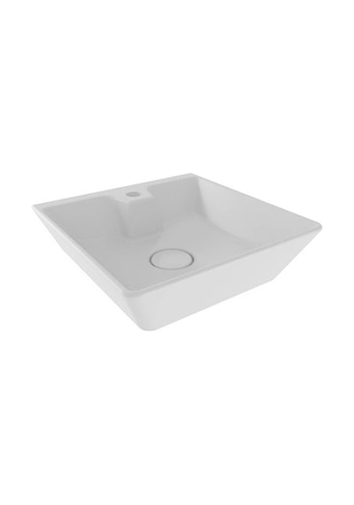 Serel Minimal Batarya Delikli Kare Lavabo 43x43 Cm Beyaz - 2014txs110h Diğer