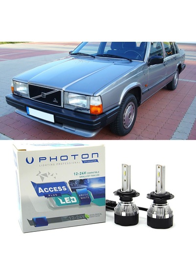 Volvo 740 Led Xenon Uzun+kısa Far Ampulü H4 Access Yeni Seri Beyaz