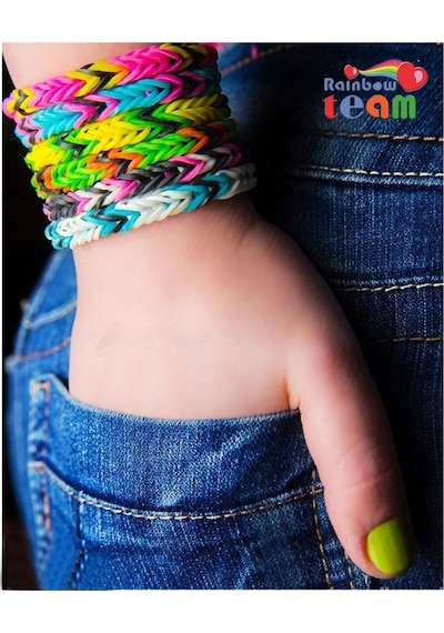 Rainbow Team 1000 Parça Mega Bileklik Yapım Seti Rainbow 1000