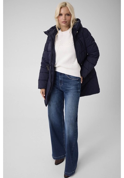 Guess Şişme Lacivert Kadın Mont W6bl50w4144-g7v2