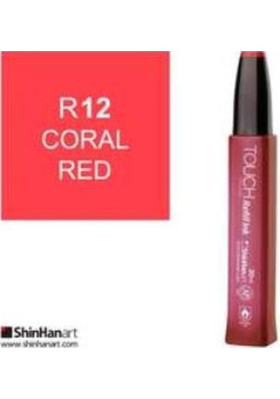 Touch Twin Marker Refill Ink 20Ml R12 Coral Red