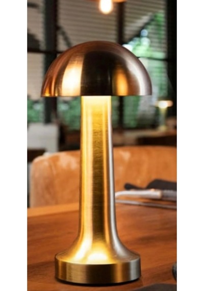 Yl86 1230 Atina Şarjlı Gold Masa Lambası 3 Renk Diğer