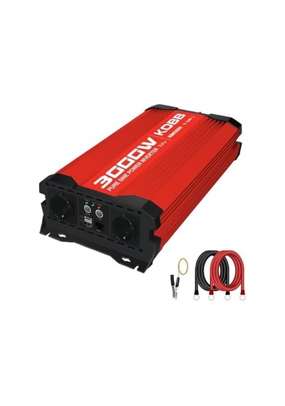 Kbn3000 12v/220v 3000watt Tam Sinüs Dönüştürücü İnvertör