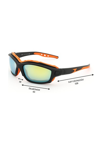 Esrada Kayak Gözlüğü Antifog Ventilli Uv Korumalı Güneş Kar Gözlük Turuncu Mavi Aynalı Cam Snowboard Sporu 05 Turuncu