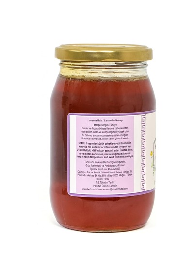 Bodrum Bal Lavanta Balı 460g,%100 Saf, Ham, Filtre Edilmemiş, Güvenli, Doğal, Apiterapik, Cam Kavanoz