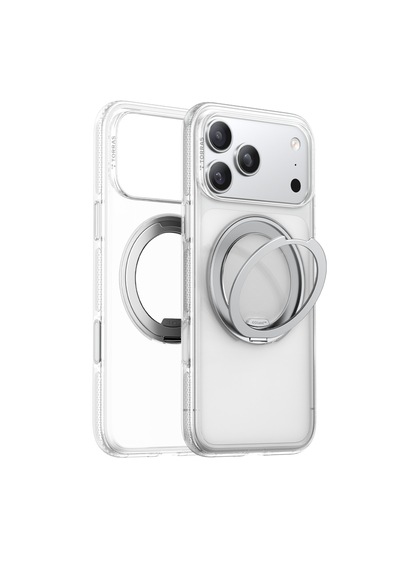 Torras Apple iPhone 17 Pro / 18 Pro Uyumlu O Stand R Fitness Serisi Magsafe Kılıf Şeffaf