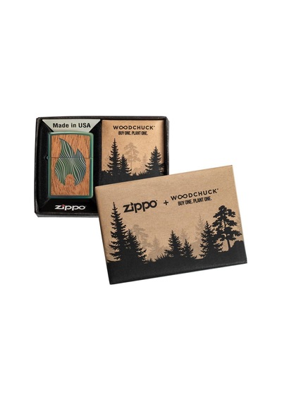 Zippo Çakmak 49057 Woodchuck Usa Flame Lighter