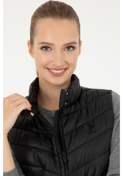 U.s. Polo Assn. Kadın Siyah Yelek Dokuma 50292675-vr046 Siyah