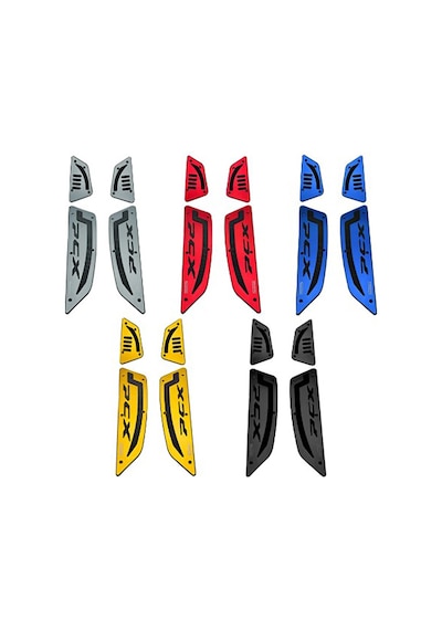 Honda Pcx 125 2025-2026 Basamak Paspas Seti Metal Modifiye Mavi Renk Mavi