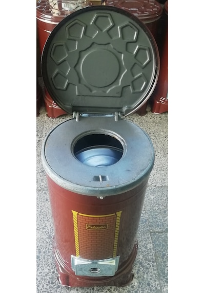 Özsal Yuvarlak 70Lik Uyuyan Soba Odun-Kömür-Talaş  Sobası
