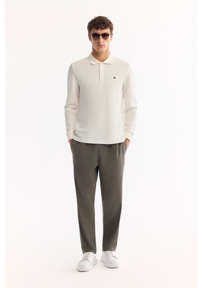 Avva Erkek Haki Beli Lastikli Bağcıklı Kolay Ütülenen Jogger Relaxed Fit Pantolon A52y3041 Avva Erkek Haki Beli Lastikli Bağcıklı Kolay Ütülenen Jogger Relaxed Fit Pantolon A52y3041