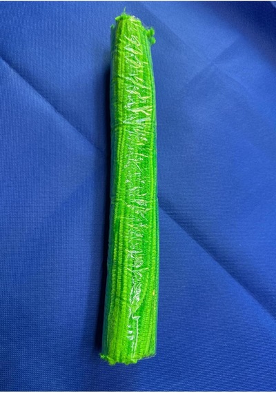 Fıstık Yeşil Şönil 30 Cm 100 Adet Chenille Stem