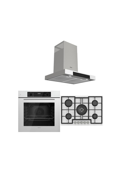 Ferre Icon Plus 75 Serisi QBL63CB-ED036-D101 3lü Cam Ankastre Set