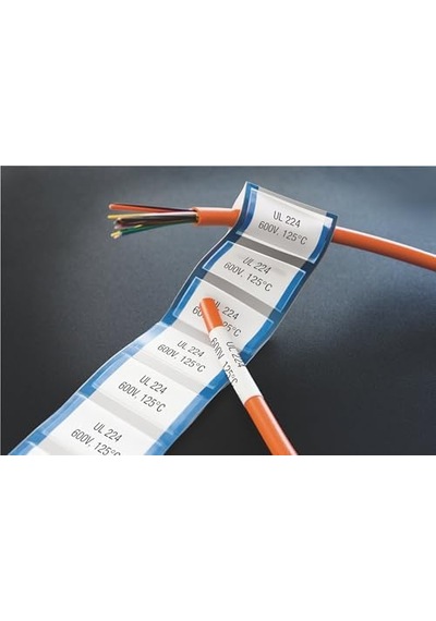 Dymo Xtl Esnek Naylon Kablo Etiketi,24 Mmx5,5 M,byz/syh