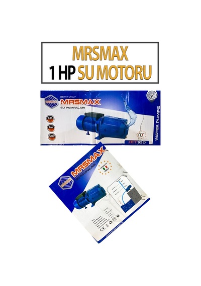 0,75 Kw 1,0 Hp 2850 R/min 4,7 A. Su Motoru 220 V/50 Hz