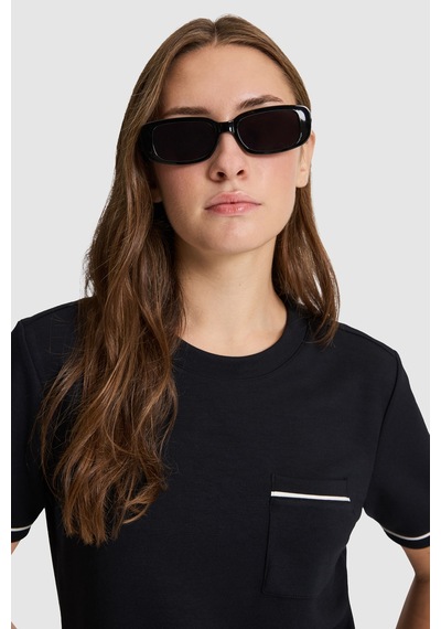 U.S. Polo Assn. U.s. Polo Assn. Kadın Siyah Tişört Basic 50323552-vr046