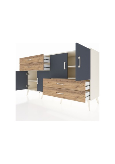 Hyperion Konsol 3 Raflı 4 Çekmeceli 4 Kapaklı 176x44x99 Aytaşı-an Aytaşı-antrasit/çam Hyperion Konsol 3 Raflı 4 Çekmeceli 4 Kapaklı 176x44x99 Aytaşı-an Aytaşı-antrasit/çam