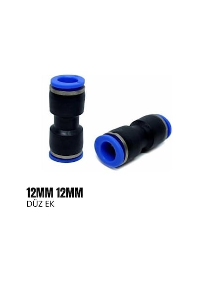 Shuıvan Pnömatik Rekor 12mm 12mm Düz Ek - Şipşak-1096