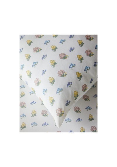 English Home Blush Garden Tek Kişilik Nevresim Seti 160x220 Cm Pembe - Sarı