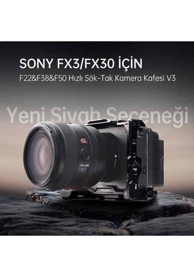 Falcam F22 F38 F50 Quick Release V3 Fx3 Fx30 Uyumlu Modüler Kamera Kafesi Siyah - C00b2823b