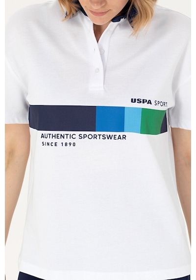 U.S. Polo Assn. Kadın Polo Yaka Tişört 50263959-vr013 Beyaz