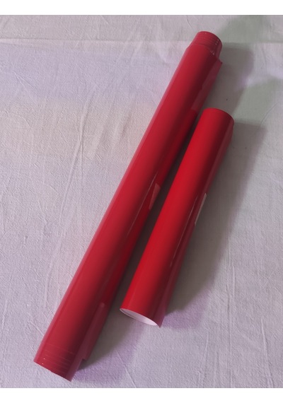 Kırmızı Renk Dayanıklı Araç Motor Mobilya Folyosu 126cm X 20 Cm