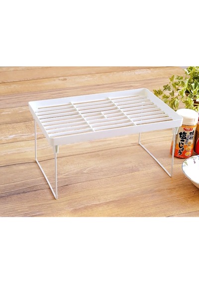 Katlanabilir Çok Amaçlı Dolap İçi Düzenleyici Organizer Raf Plastik 20 X 30 Beyaz Diğer