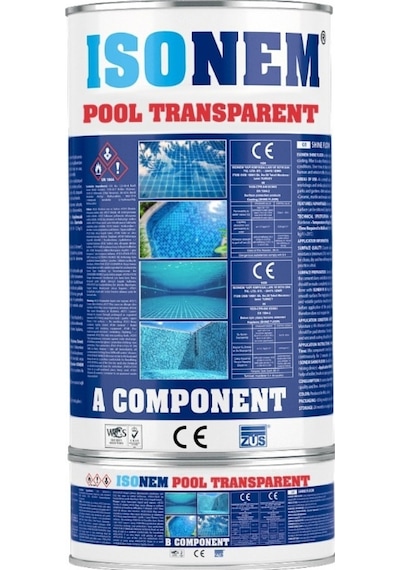 İsonem Pool Transparent 2 Bileşenli Havuz Boyası 4.5 Kğ Set